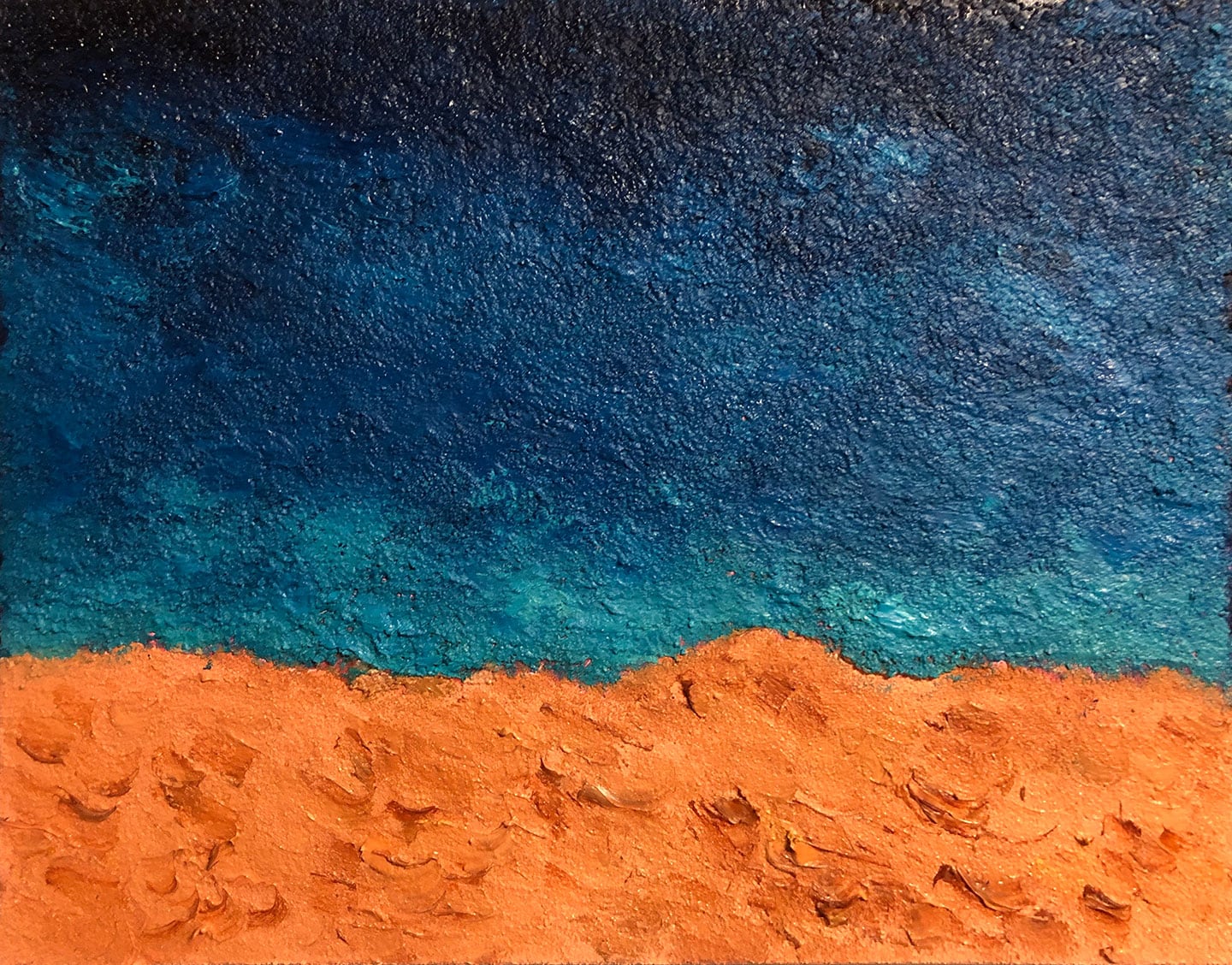 The sand and the sea
